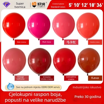 Balon od lateksa - okrugli oblik, tiskani logo, crtani dizajn