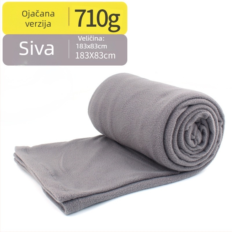 CLS vanjska spavaća vreća od flisa s punjenjem od pamuka, flis podstava i flis tkanina, stil omotnice, za odrasle, 600 g