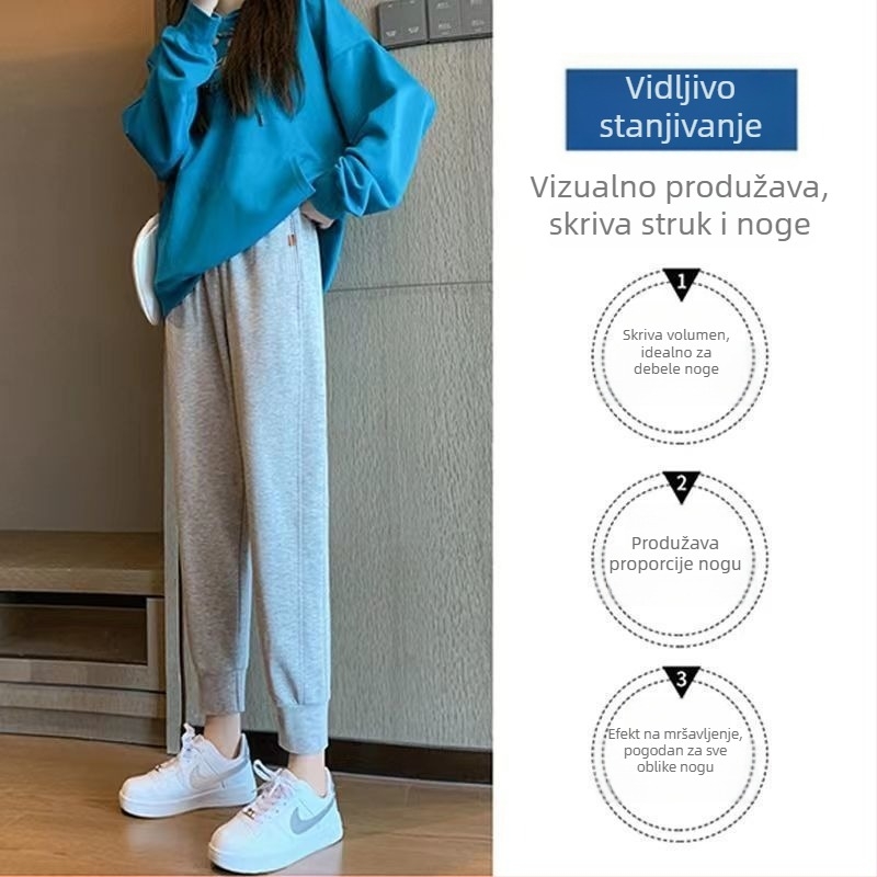 Long Edge trudničke hlače s flisom iznutra, opuštenog kroja, podrška za trbuh, pamuk 50–70% + spandeks 30–50%, srednja gustoća