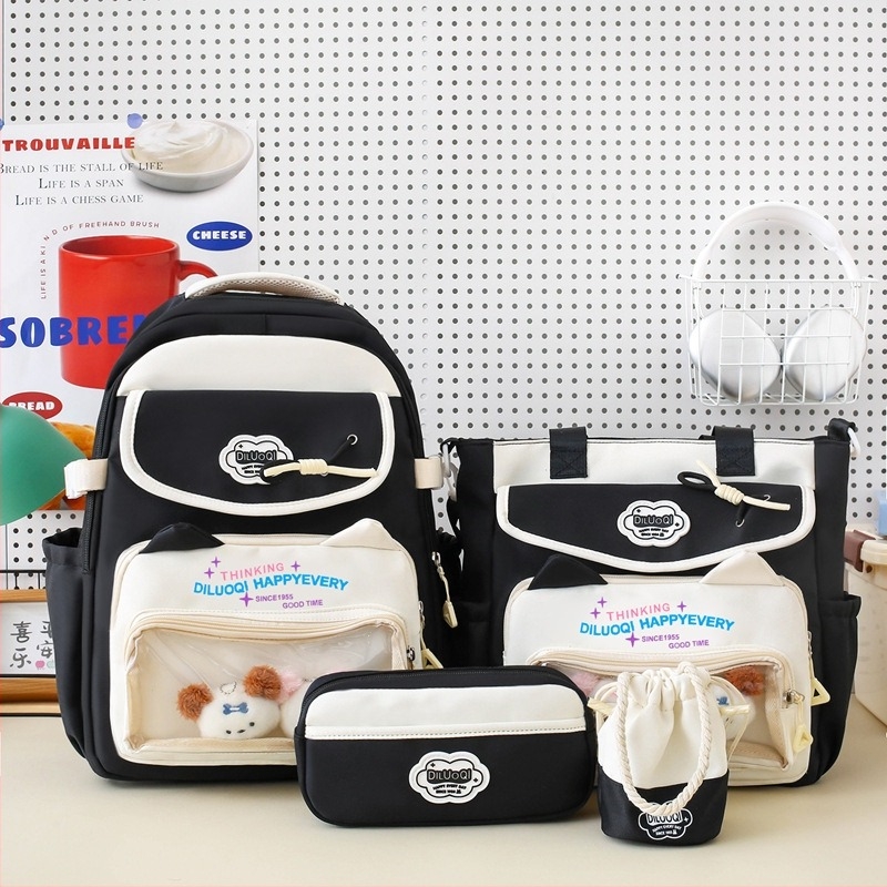 Studentski ruksak – Unisex, platnen materijal, gradski minimalistički stil, kapacitet 20–35 L, kompatibilan s 14-inčnim prijenosnikom