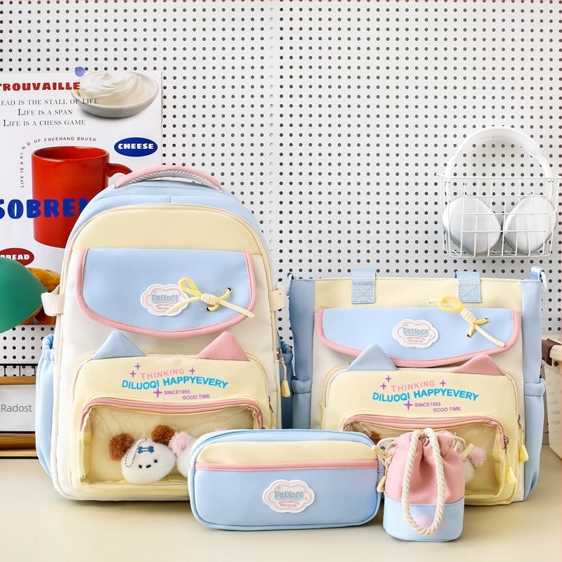 Studentski ruksak – Unisex, platnen materijal, gradski minimalistički stil, kapacitet 20–35 L, kompatibilan s 14-inčnim prijenosnikom