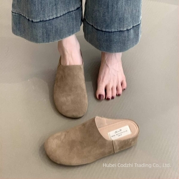 Dječje Birkenstock-stil papuče, gornji dio od nubuk kože bivola, okrugli vrh, gumeni potplat, PU uložak, jesen 2024