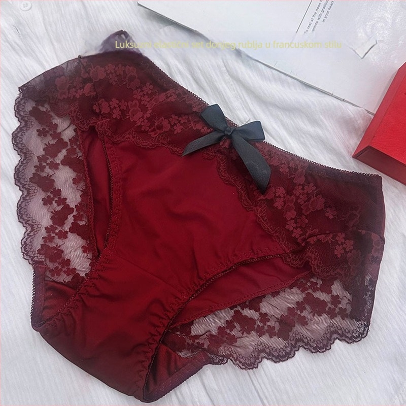Čipkasti bustier set za vjenčanje, u jednom komadu, s punim košaricama, bez metalnih okova, fiksne dvostruke naramenice