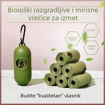 Set vrećica za pse i posuda za skupljanje, plastična konstrukcija, marka Friendly