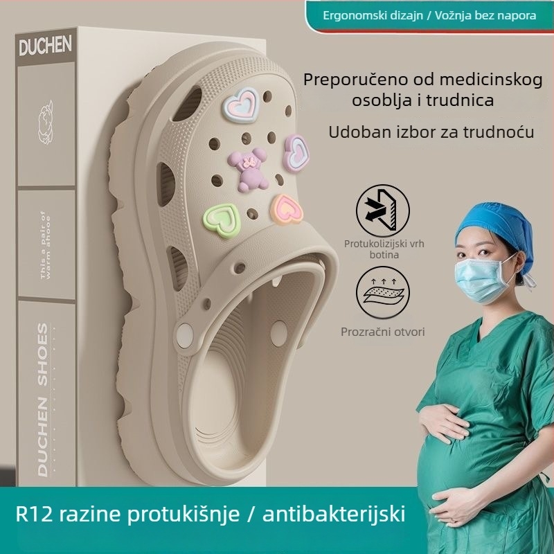 Ženske Crocs s debelim potplatom, platforma, EVA gornji dio i đon, protuklizno i anti‑miris, 3 cm+ debljina potplata, proljeće 2025