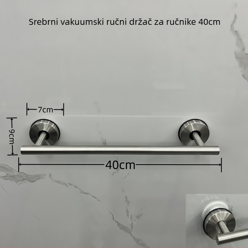 Set držača za ručnike od nehrđajućeg čelika | Moderan jednostavan stil | 3–5-dijelni set | Značka: Enjoy mei tian