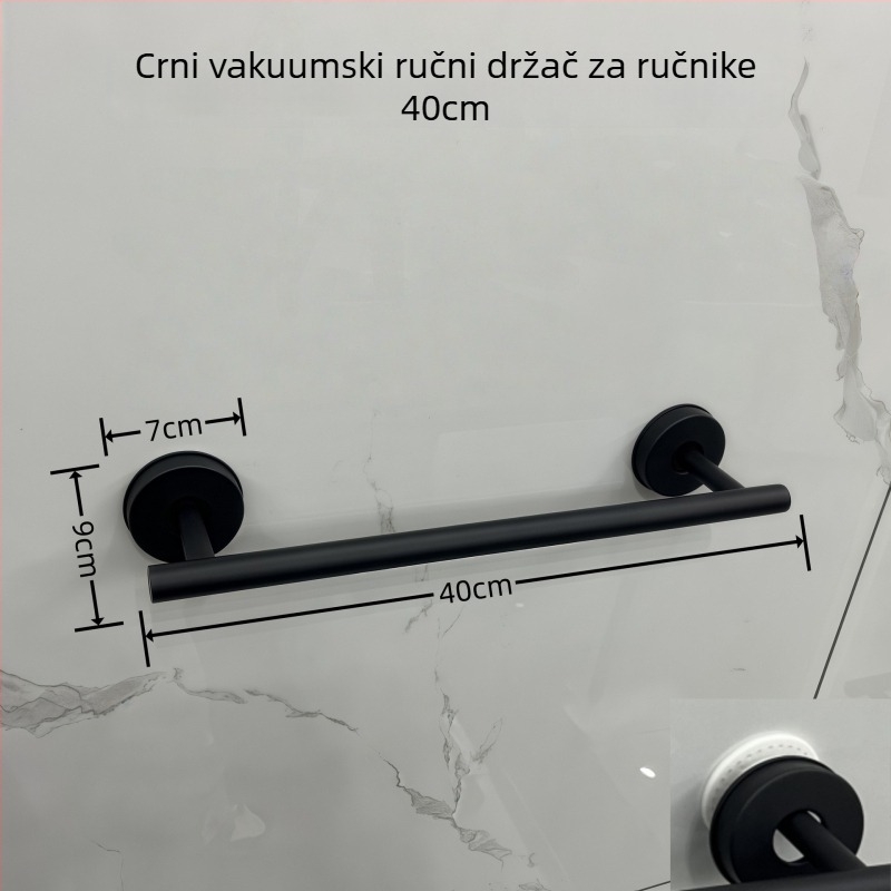 Set držača za ručnike od nehrđajućeg čelika | Moderan jednostavan stil | 3–5-dijelni set | Značka: Enjoy mei tian
