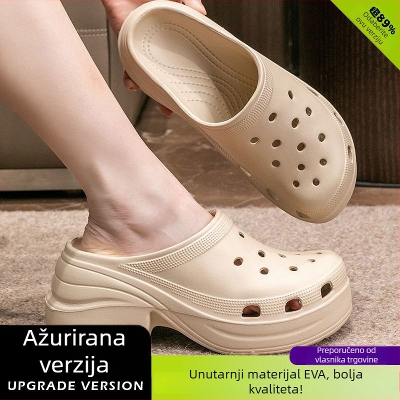 Crocs papuče za žene, EVA gornji dio i EVA đon, protuklizno, 8 mm debeli đon