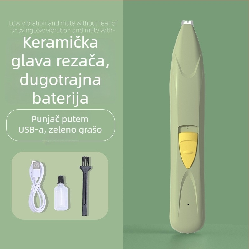 Električni kliper za njegu mačaka, kućni proizvod, pakiranje u kutiji s nasumičnim sadržajem
