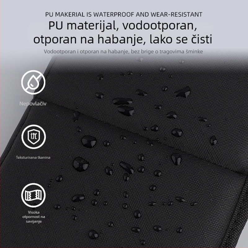 PU kozmetička torbica, kubastog oblika, višenamjenska za putovanja i pohranu šminke