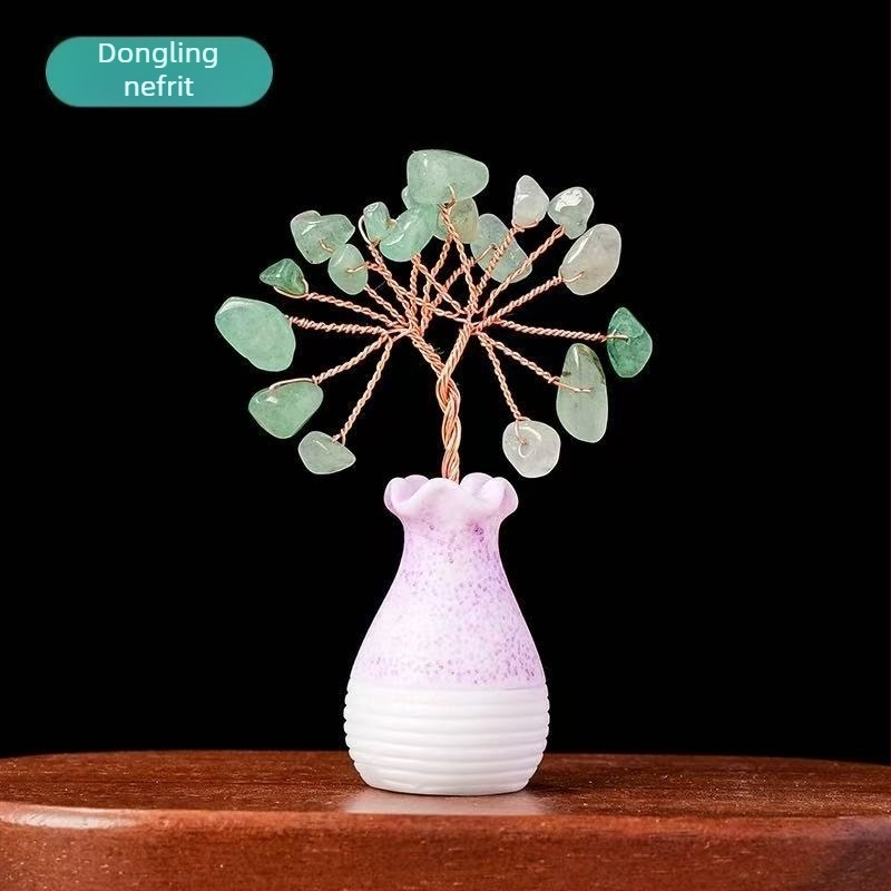 Kristalna mini vaza za cvijeće, realističan imitacijski dizajn za DIY mikro pejzaž, Materijal: Kristal, Kategorija: Resin Craft, Marka: Floating Life Half Dream, Šifra proizvoda: C0055