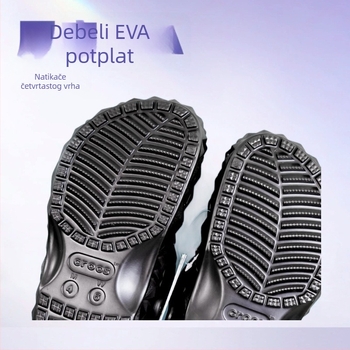Crocs Durian stil natikače za muškarce i žene, protuklizne, prozračna EVA gornja strana, potplata od telećeg tetiva, Durian stil, casual sandale za plažu