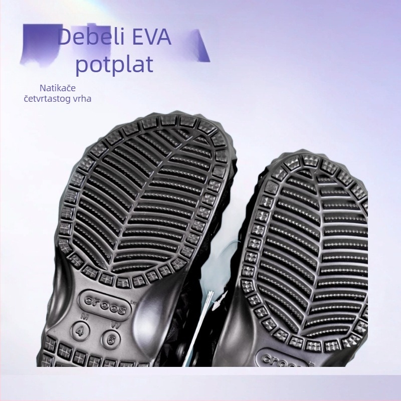 Crocs Durian stil natikače za muškarce i žene, protuklizne, prozračna EVA gornja strana, potplata od telećeg tetiva, Durian stil, casual sandale za plažu