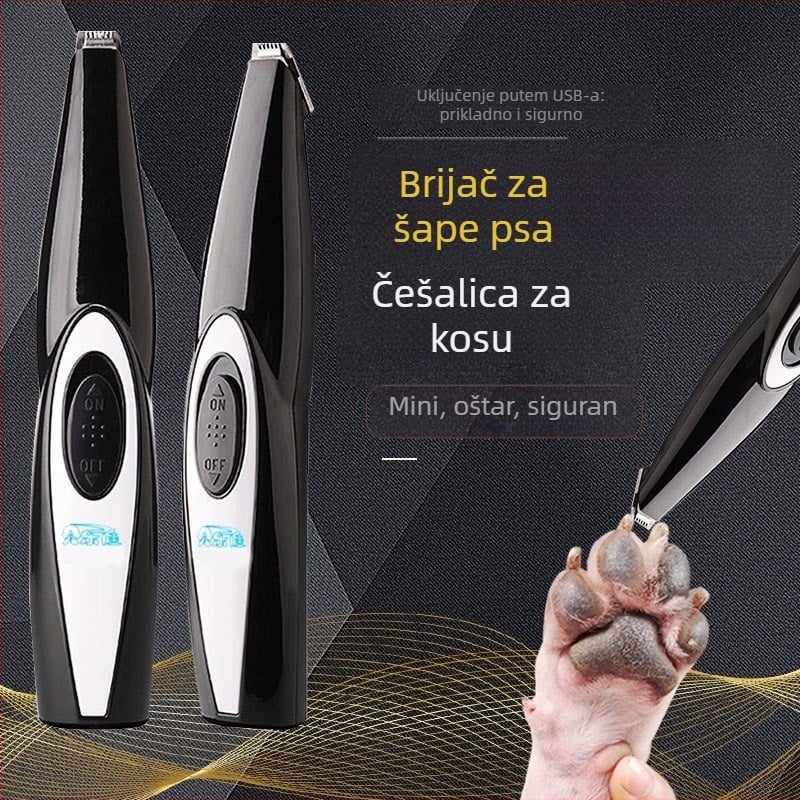 Električni kliper za psa – glava od nehrđajućeg čelika, 60 komada u pakiranju