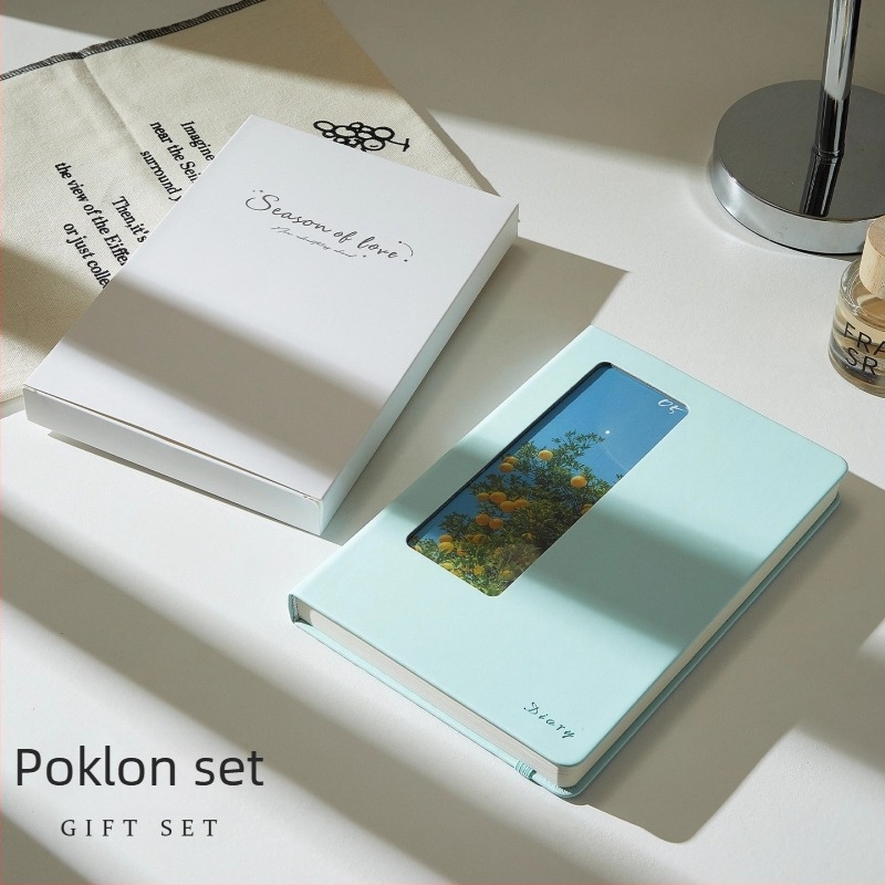 Bilježnica s PU koricom, s odvojivim listovima, Dowling papir 100 g/m², 200–300 stranica, poslovni uredski stil