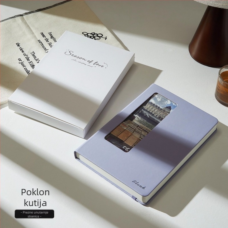 Bilježnica s PU koricom, s odvojivim listovima, Dowling papir 100 g/m², 200–300 stranica, poslovni uredski stil