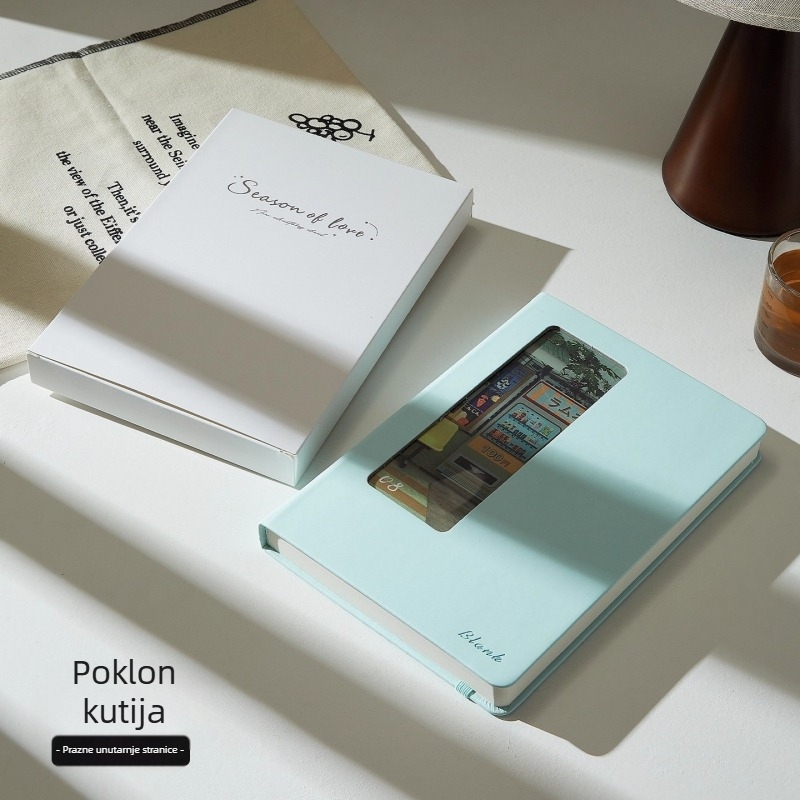 Bilježnica s PU koricom, s odvojivim listovima, Dowling papir 100 g/m², 200–300 stranica, poslovni uredski stil