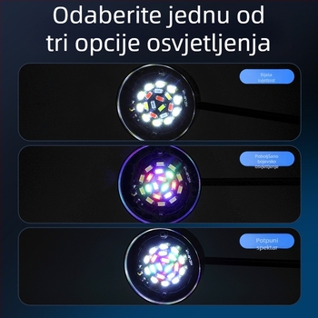 LED rasvjeta za akvarij s kompletnim spektromom, vodootporan viseći držač za rast vodnih biljaka
