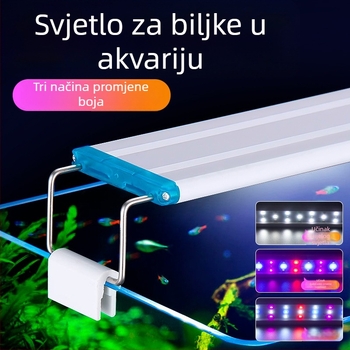 LED svjetiljka za akvarij s mijenjanjem boje i nosačem — rasvjeta za ukrasne vodene biljke — Porijeklo: Kina; Domaći proizvod