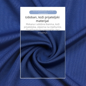 Muška uska trening majica kratkih rukava – brzo suši, prozračna, odvodi vlagu, Vinylon 95% + Spandex 5%
