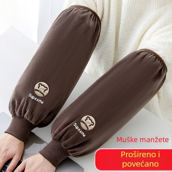 Duge lakatne rukavice od flanel, tople, protiv prljavštine, za odrasle – kućni poslovi i ured