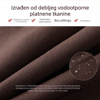 Pregača, bez rukava, platna, vodootporna, moderan minimalistički stil