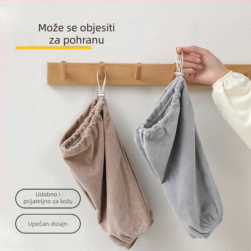 Unisex plišane navlake za rukave, podesive poliesterske navlake, jednobojne, zima/proljeće/jesen, jednostavan stil