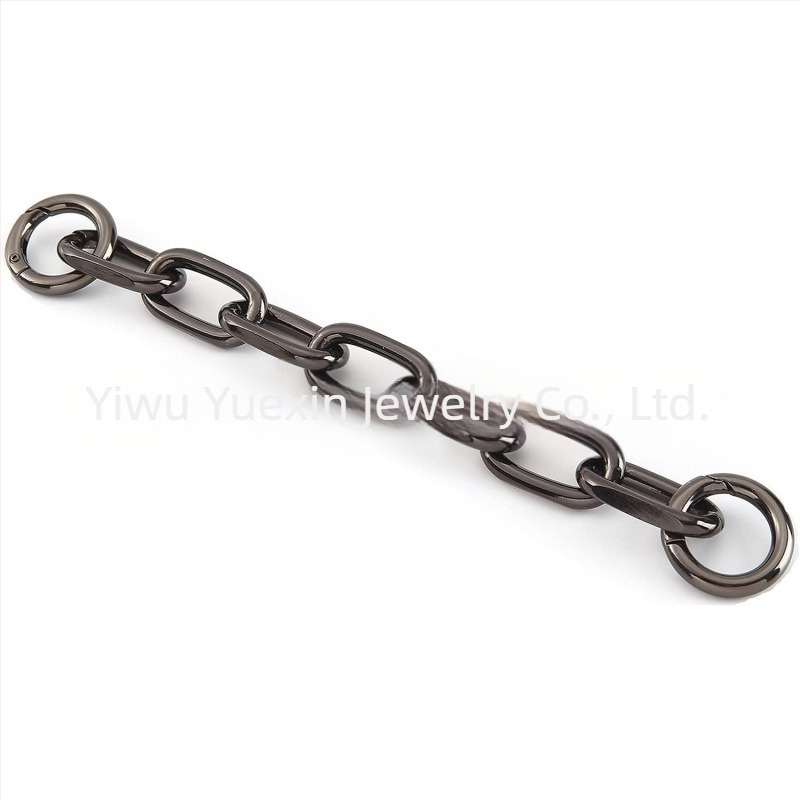 Lančani kaiš za torbe – odvojiv, produžni lanac, aluminij, elektroplatiniran