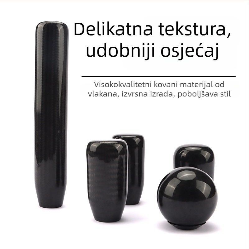 Držač mjenjača od karbonskih vlakana, neravnom kovanom oblikovanju s valovitom glavom, univerzalna kompatibilnost (Prilagodba obrade: Da; Marka: Haitai; Model: Carbon Fiber; Primjenjivi modeli: Opći)