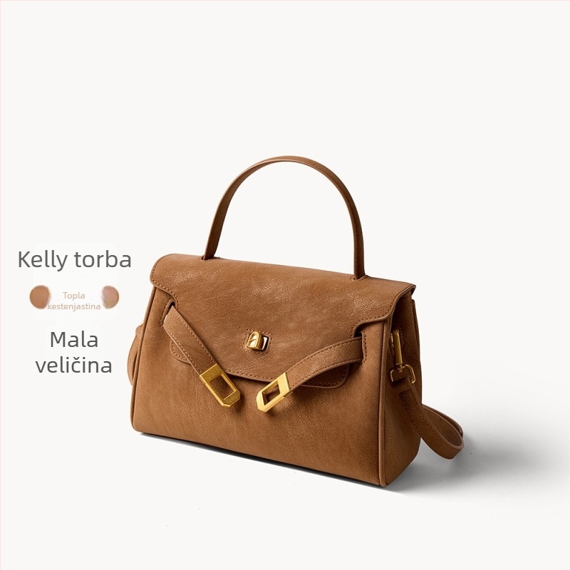 Meixishu Crossbody torba – Prava koža, koža drugog sloja, pravokutnog casual stila s kopčom, unutarnji džepovi: zip, džep za telefon, džep za dokumente, jedna naramenica, za svakodnevnu upotrebu, ljeto 2026