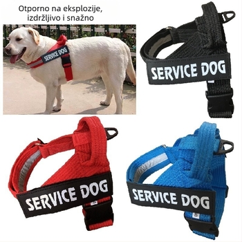 Najlonski prsni pojas za psa, proširiv, paket od 60 komada