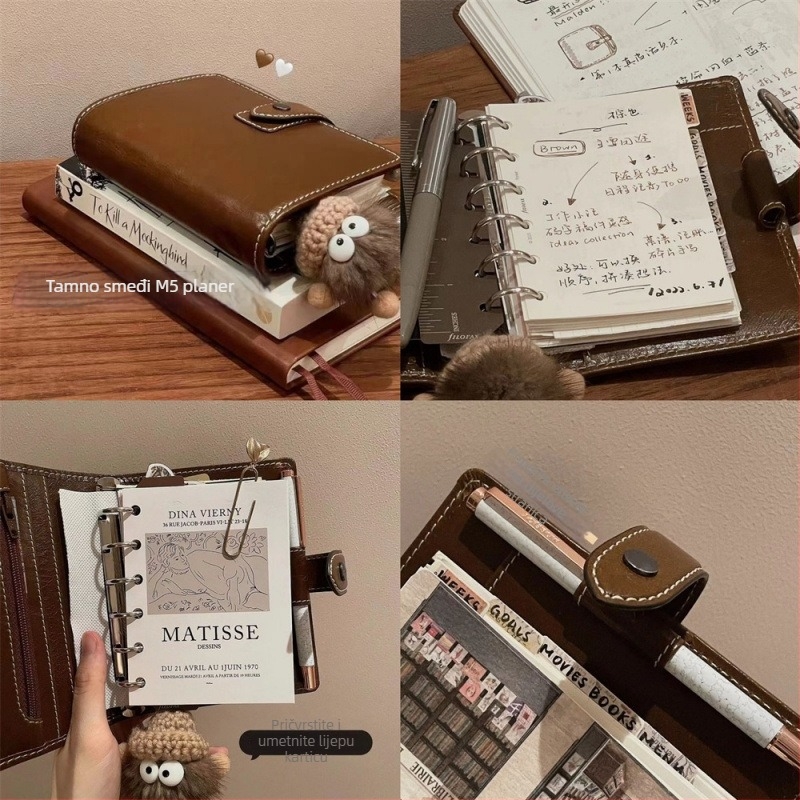 QITA bilježnica s rastavljivim listovima, papir od sirove drvene pulpe, 40 g/m², 1–50 stranica