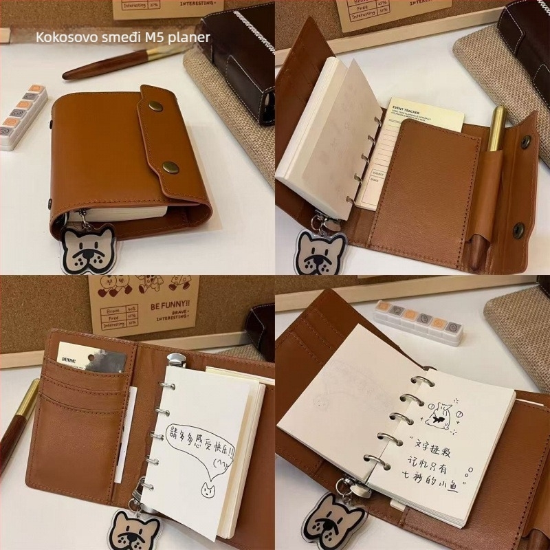 QITA bilježnica s rastavljivim listovima, papir od sirove drvene pulpe, 40 g/m², 1–50 stranica