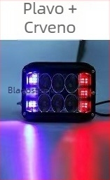 LED radna svjetiljka s tri strane za automobile - 36W, 3000lm, 9-36V, aluminij