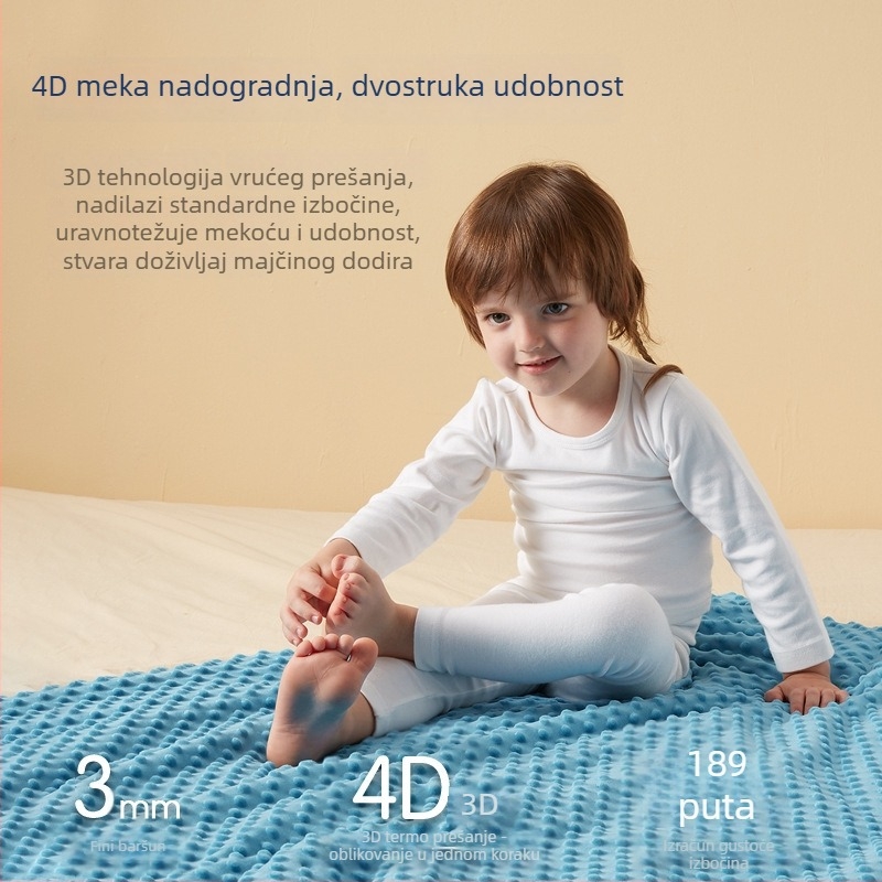 Tu Bei Rabbit Dječja deka od čiste pamuka, 500–800 g, za dob 1–12 godina, mogućnost prilagodbe