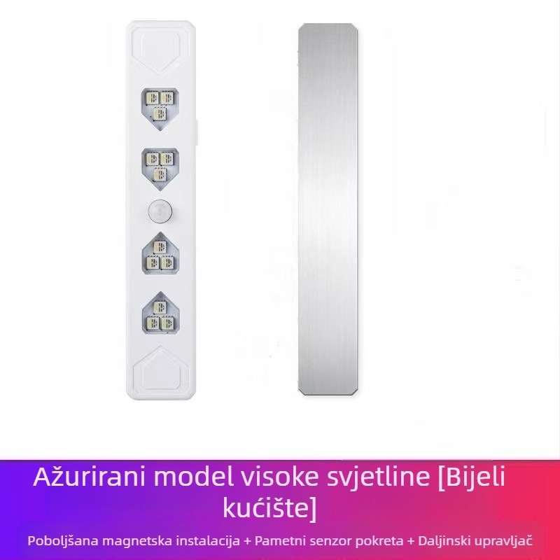 Ambijentalno svjetlo za podnicu automobila — bežično, 12V, ABS, automatski senzor