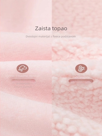 Unisex dječja vesta od baršuna s fleece podstavom, za djecu 1–3 godine, jesen, jednoredna