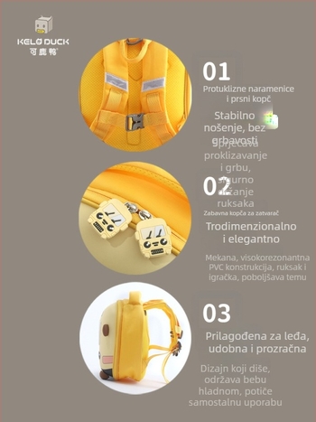 Ranac za vrtić s motivom autobusa – EVA, vodootporan, ultra lagan, otporan na habanje, model h189