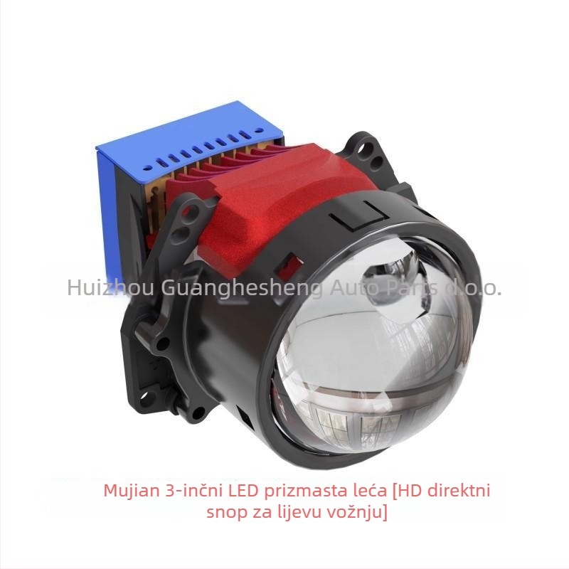 LED modul prednjeg svjetla s lećom, izravni snop, 50W 12V, 10000 lm, aluminijska legura, model 3.0LED-MJ