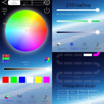 App-upravljano stražnje svjetlo motocikla – LED, 12V, model YS-263, kompatibilno Yamaha YZF V3/V4 R15M/R15/R1