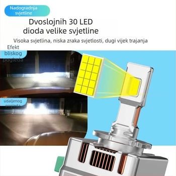 Automobilska LED svjetla, aluminijsko kućište, 70W, 12V, 9000LM, IP68