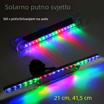 Automobilsko LED upozoravajuće svjetlo na solarni pogon sa strob funkcijom za sprječavanje sudara straga