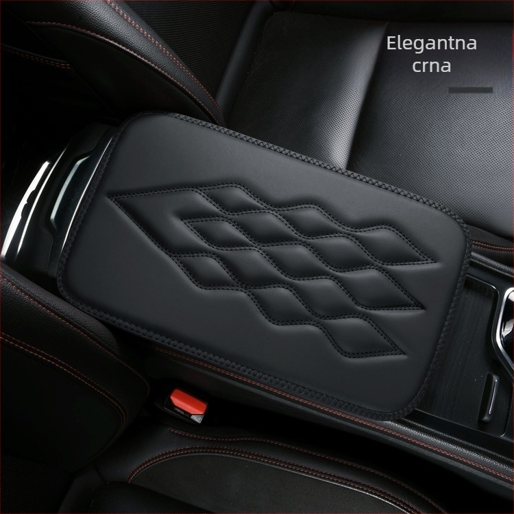 Kožni naslon za ruku u automobilu - univerzalni, protuklizni, otporan jastučić za središnji pretinac (Materijal: Koža; Kompatibilni modeli: Opći; Porijeklo: Zhejiang)