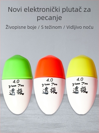 Plastični ribolovni drift buoy za dugačke bacanja u morskom ribolovu, svijetleći