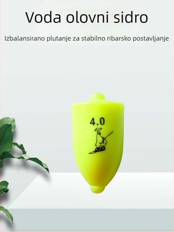 Plastični ribolovni drift buoy za dugačke bacanja u morskom ribolovu, svijetleći