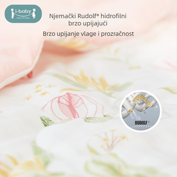 ibaby Dječja deka za spavanje s mrežicom protiv komaraca za novorođenčad i malu djecu – poliestersko platno; sastav: viskoza 71,4% / pamuk 28,6%; punilo: ostalo; dizajn: vreća za spavanje