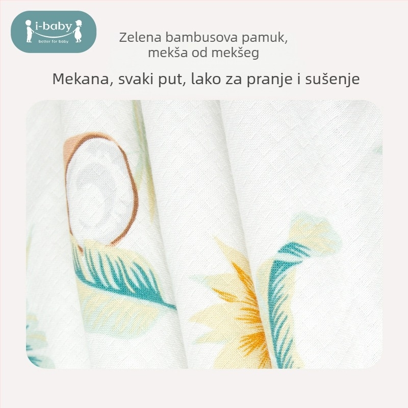 ibaby Dječja deka za spavanje s mrežicom protiv komaraca za novorođenčad i malu djecu – poliestersko platno; sastav: viskoza 71,4% / pamuk 28,6%; punilo: ostalo; dizajn: vreća za spavanje