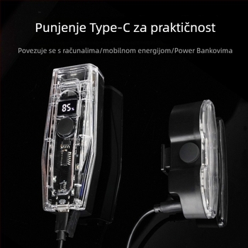 BL LCD digitalna prednja svjetiljka za planinske i cestovne bicikle – antirefleksivna, visoka svjetlost, prilagodljiv LED set za biciklizam