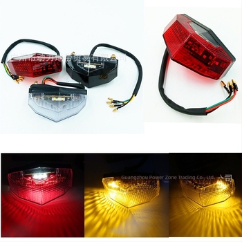 LED stražnja svjetla za motocikl s kočnicom, model PZ-WD, 12V, 2.5W, 0.5A
