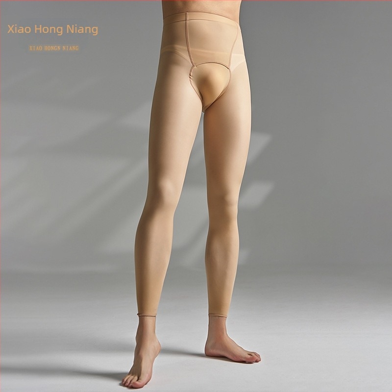 Muške termalne hulahopke s flisom, vertikalnim prednjim otvorom, oblikovanje i podizanje stražnjice, 70–80% elastana, debeli pleteni materijal